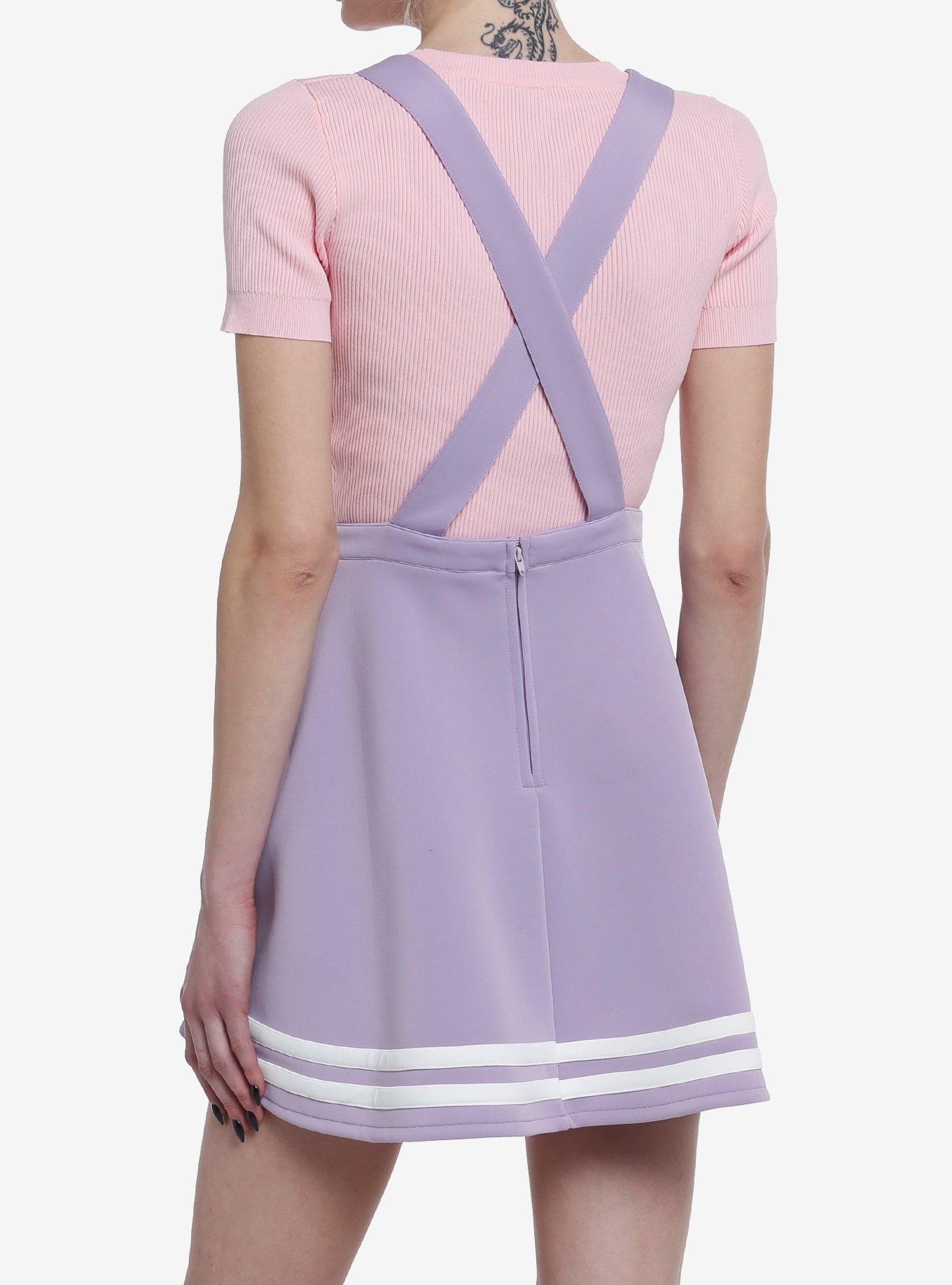 Pastel Purple & Pink Bow Skirtall, MULTI, alternate