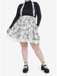 Thorn & Fable Through The looking Glass Art Suspender Skirt Plus Size, MULTI, alternate