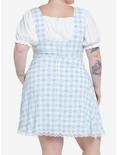 Sweet Society Blue & White Gingham Corset Dress Plus Size, GINGHAM CHECK, alternate