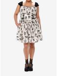 Thorn & Fable Through The Looking Glass Lace-Up Dress Plus Size, MULTI, alternate
