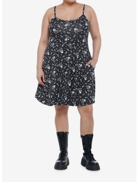 Holiday Skeletons Mini Dress Plus Size, , hi-res