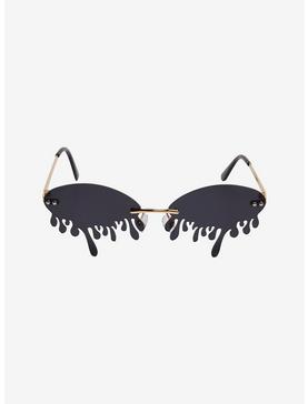 Black Drip Sunglasses, , hi-res