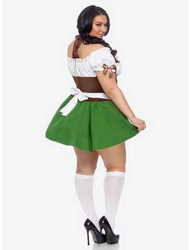 Gretchen Costume Dress with Trim Stockings Bows Plus Size, , hi-res