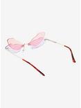 Pink & Purple Ombre Butterfly Wing Sunglasses, , alternate