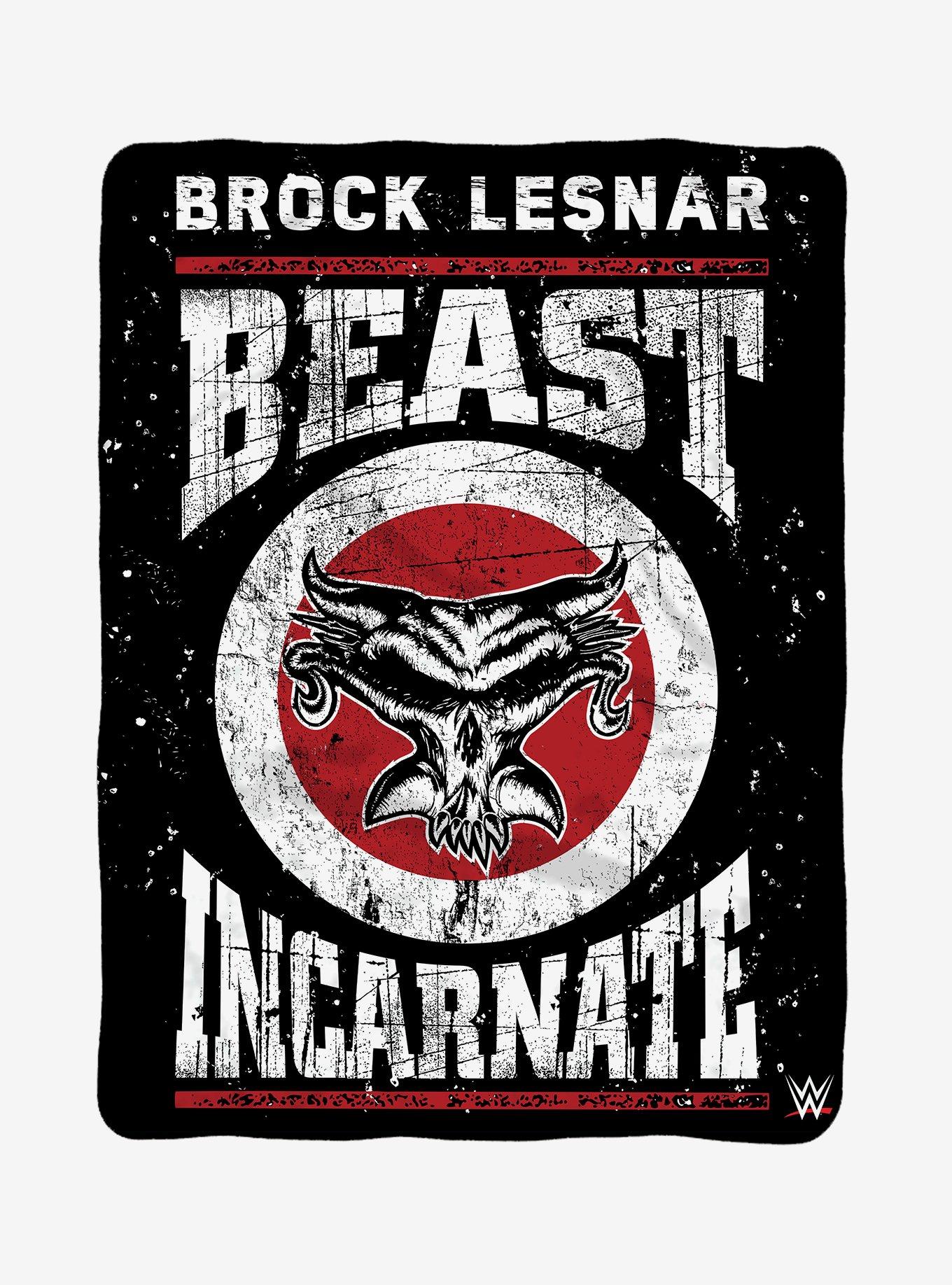 WWE Brock Lesnar Raschel Throw Blanket, , alternate