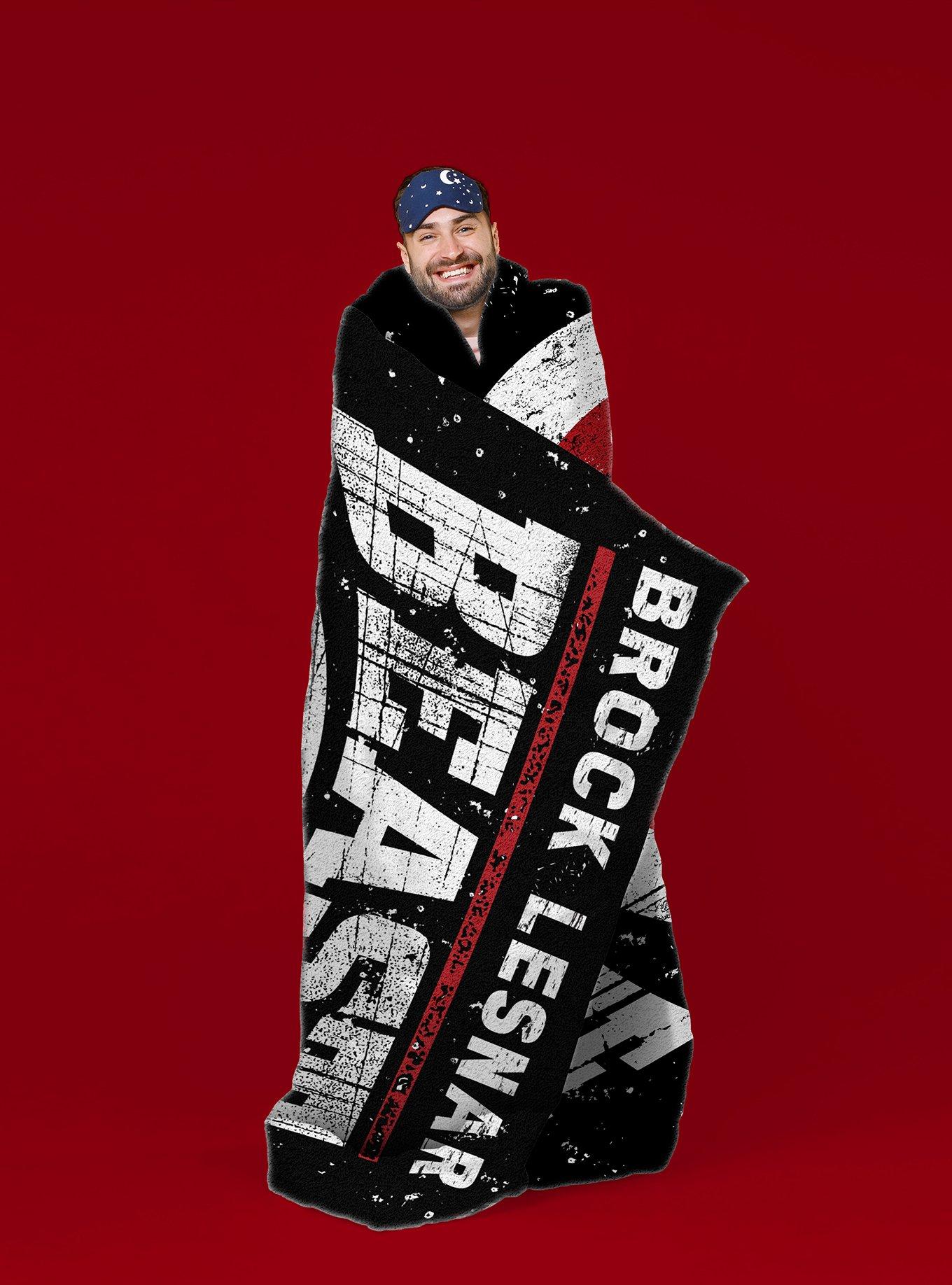 WWE Brock Lesnar Raschel Throw Blanket, , alternate