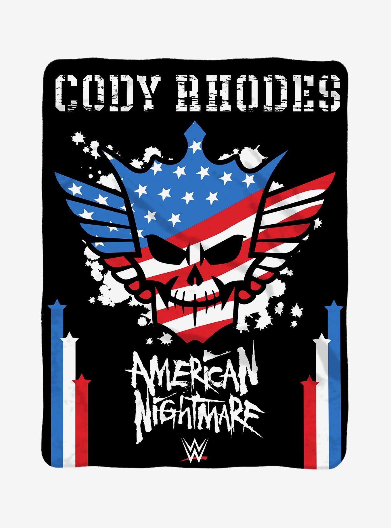 WWE Cody Rhodes Raschel Throw Blanket, , alternate