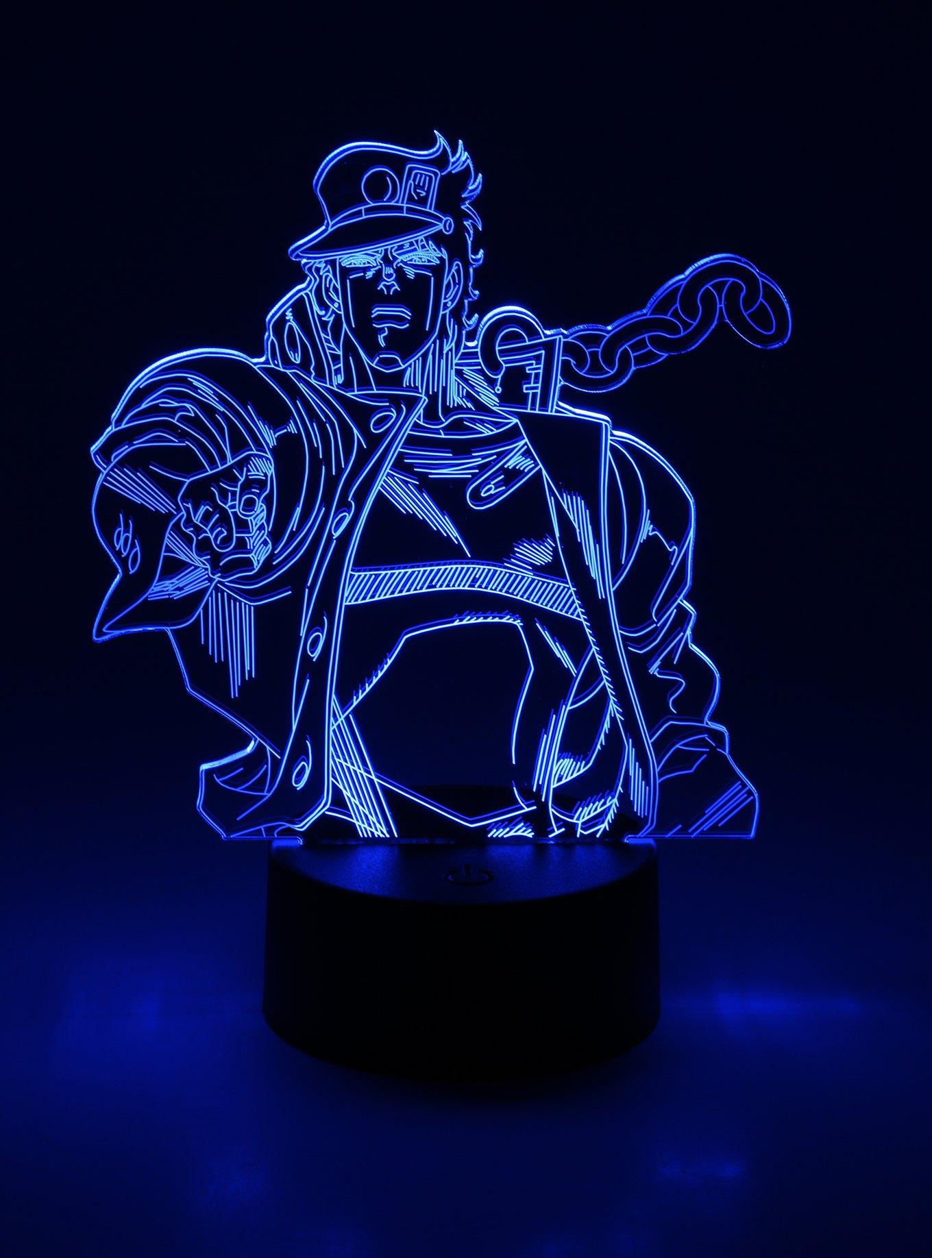 Otaku Lamps JoJo's Bizarre Adventure Jotaru Kujo Acrylic Lamp, , alternate