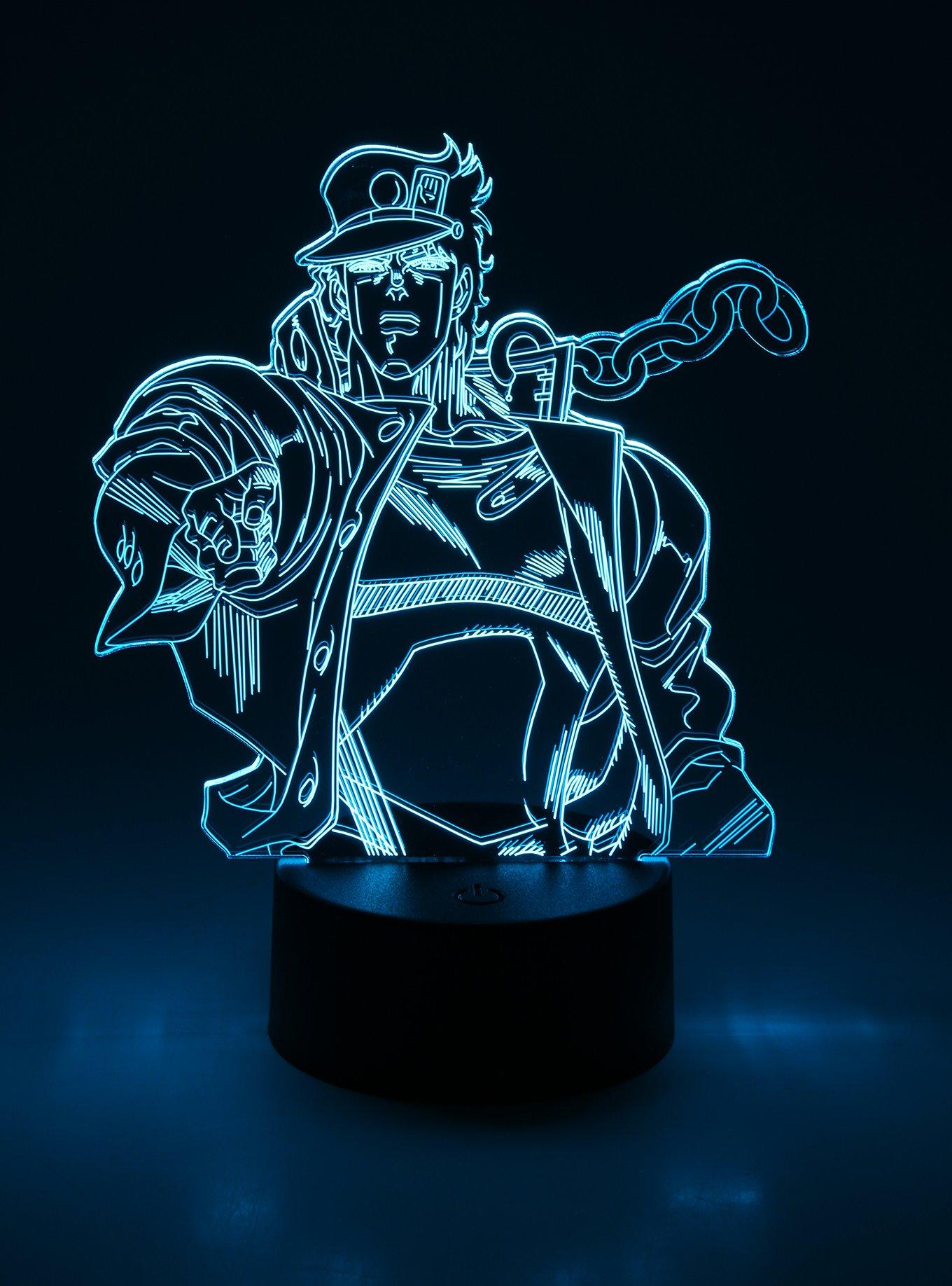 Otaku Lamps JoJo's Bizarre Adventure Jotaru Kujo Acrylic Lamp, , alternate