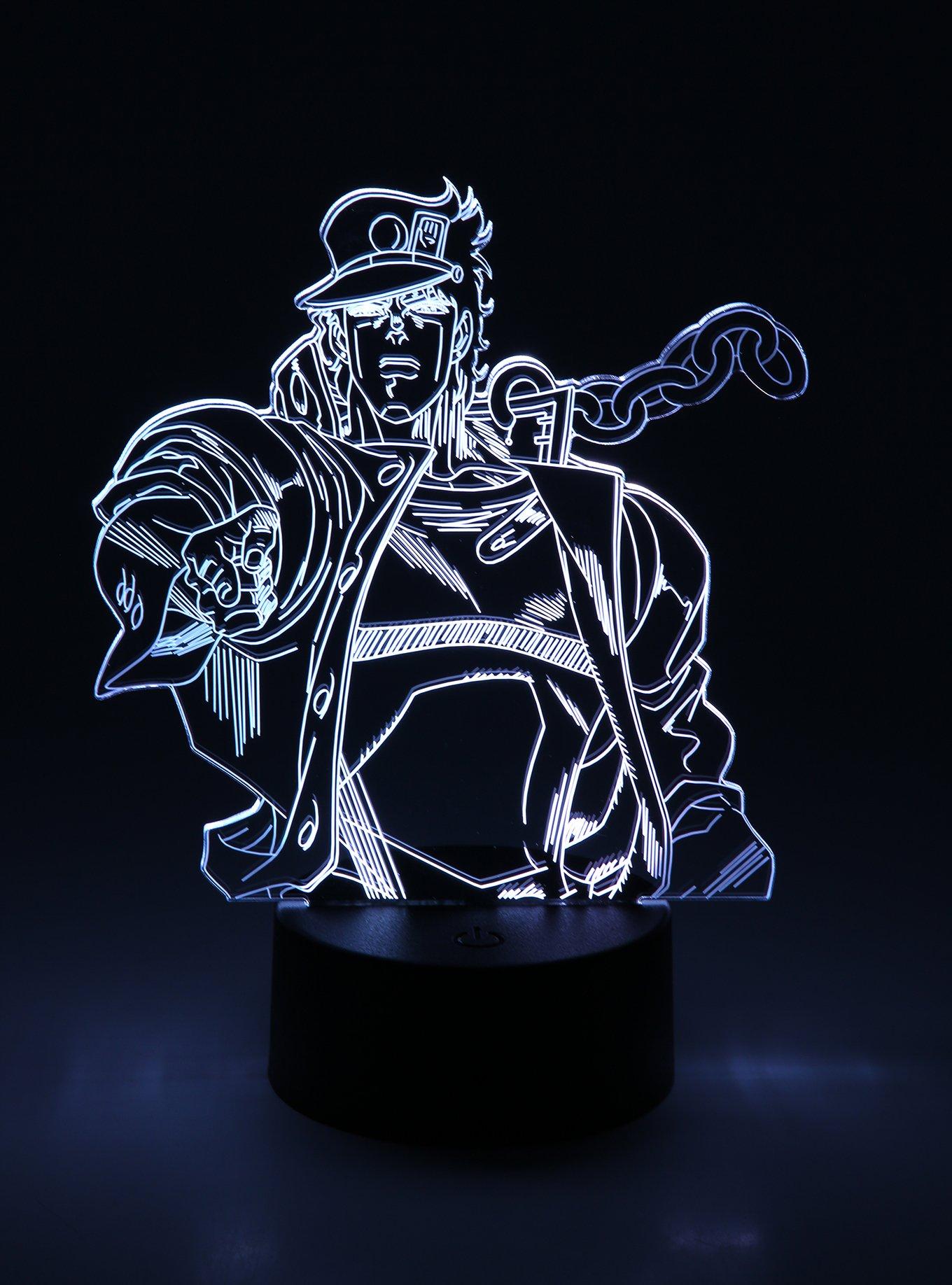Otaku Lamps JoJo's Bizarre Adventure Jotaru Kujo Acrylic Lamp, , alternate