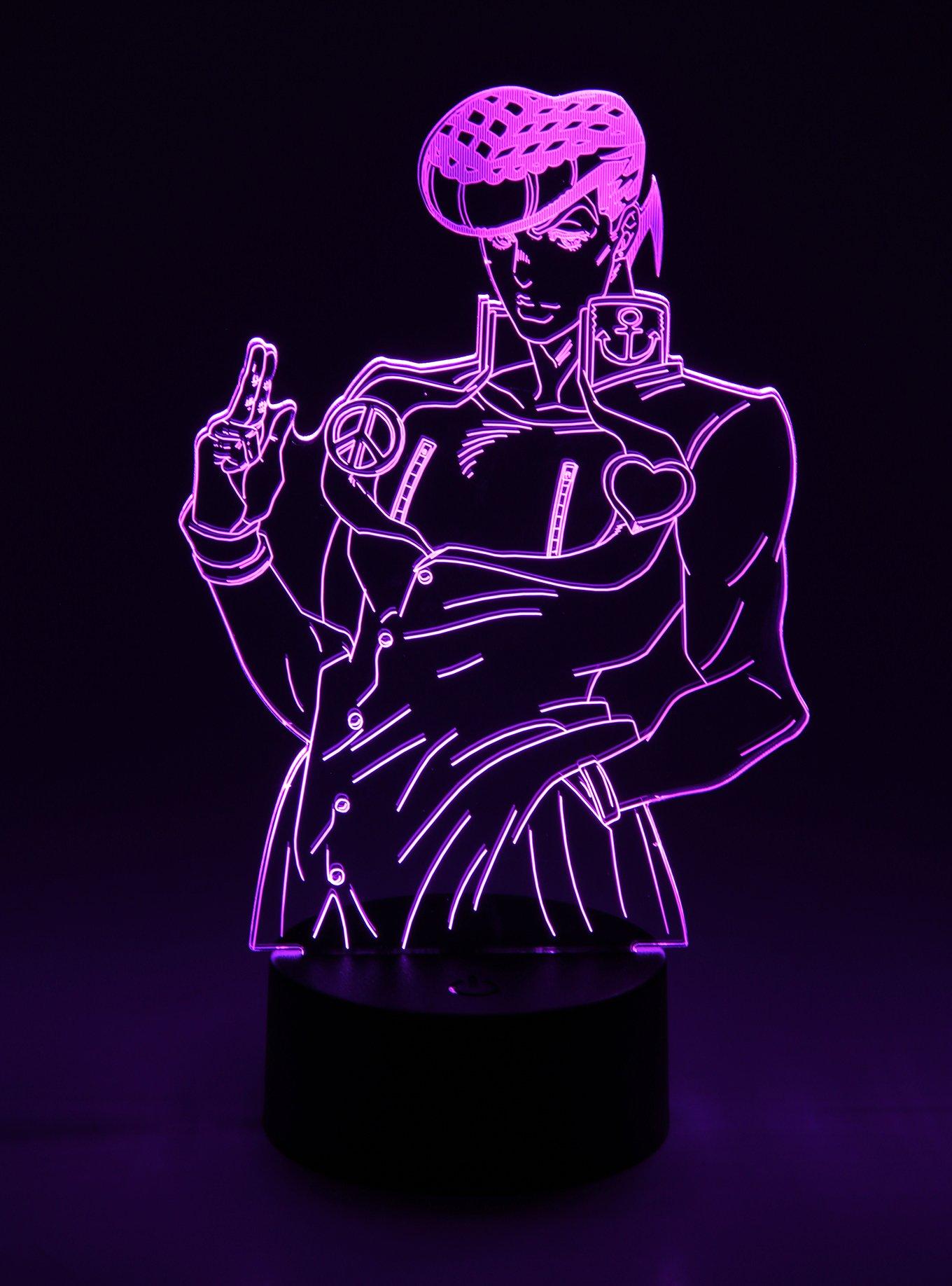 Otaku Lamps JoJo's Bizarre Adventure Josuke Acrylic Lamp, , alternate