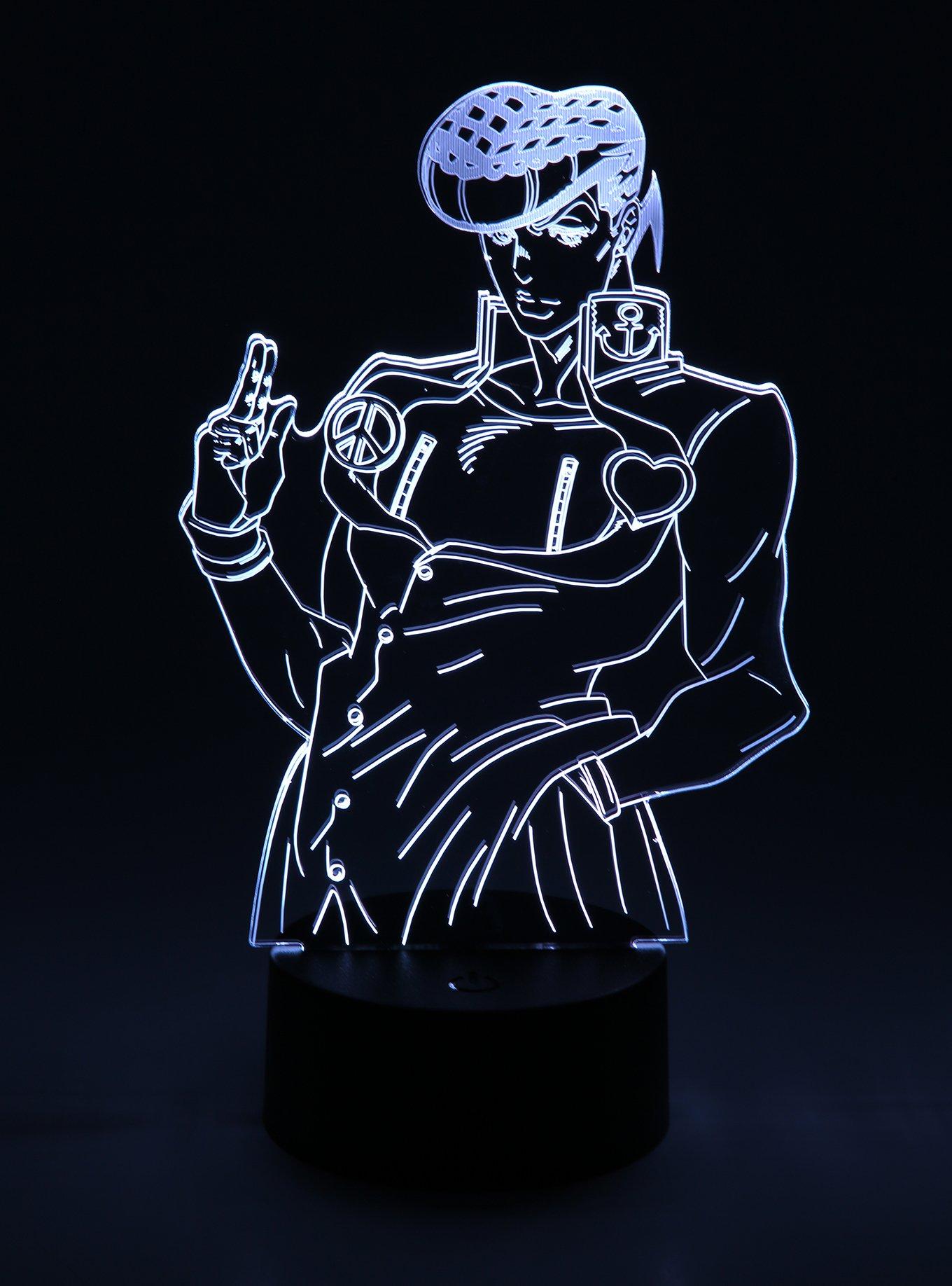 Otaku Lamps JoJo's Bizarre Adventure Josuke Acrylic Lamp, , alternate