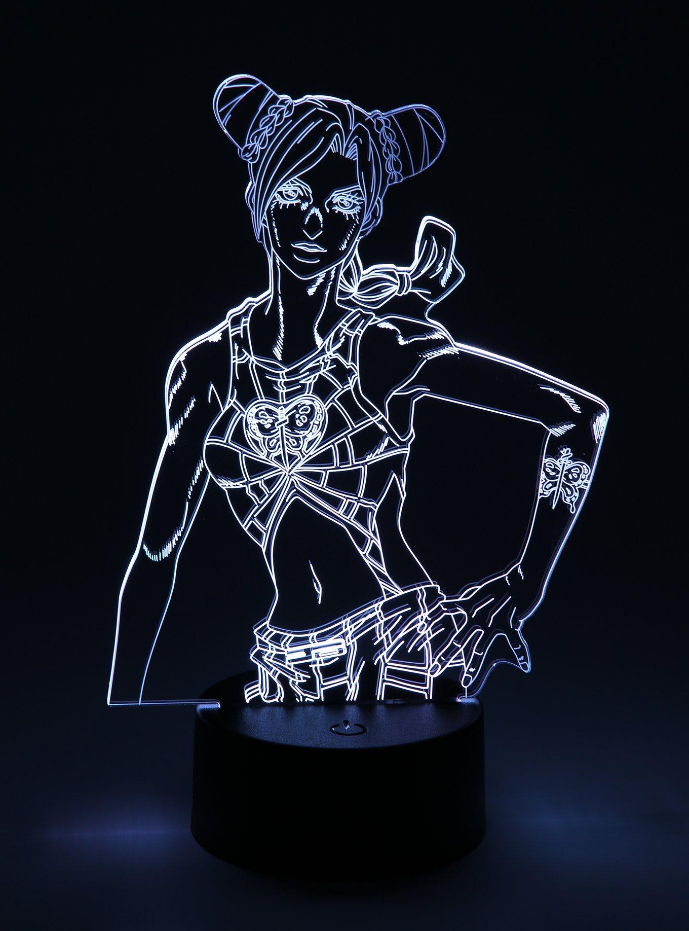 Otaku Lamps JoJo's Bizarre Adventure Jolyne Cujoh Acrylic Lamp, , alternate