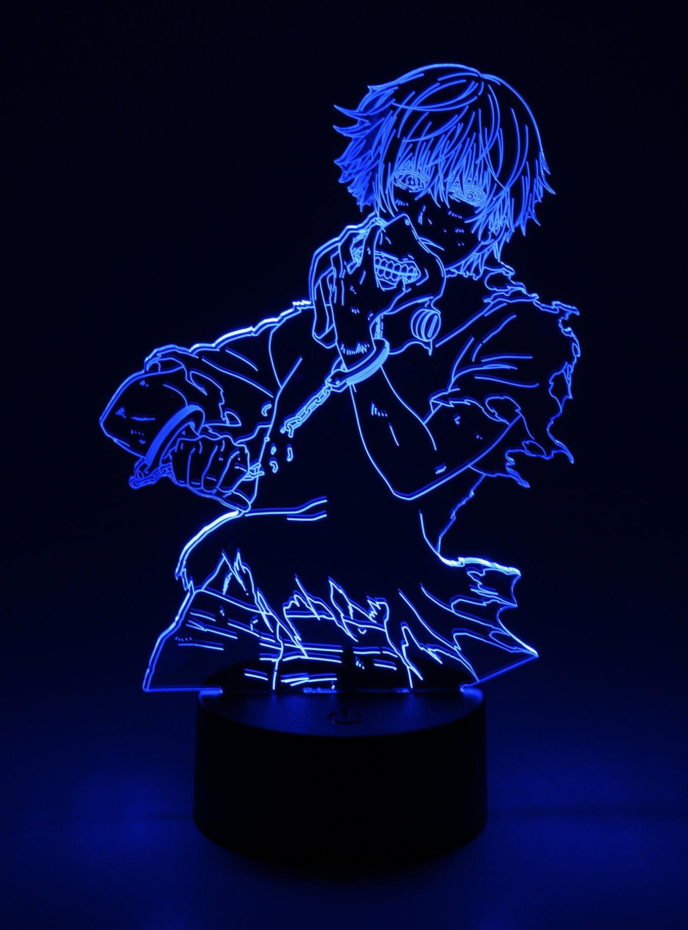 Otaku Lamps Tokyo Ghoul Ken Kaneki Acrylic Lamp, , alternate