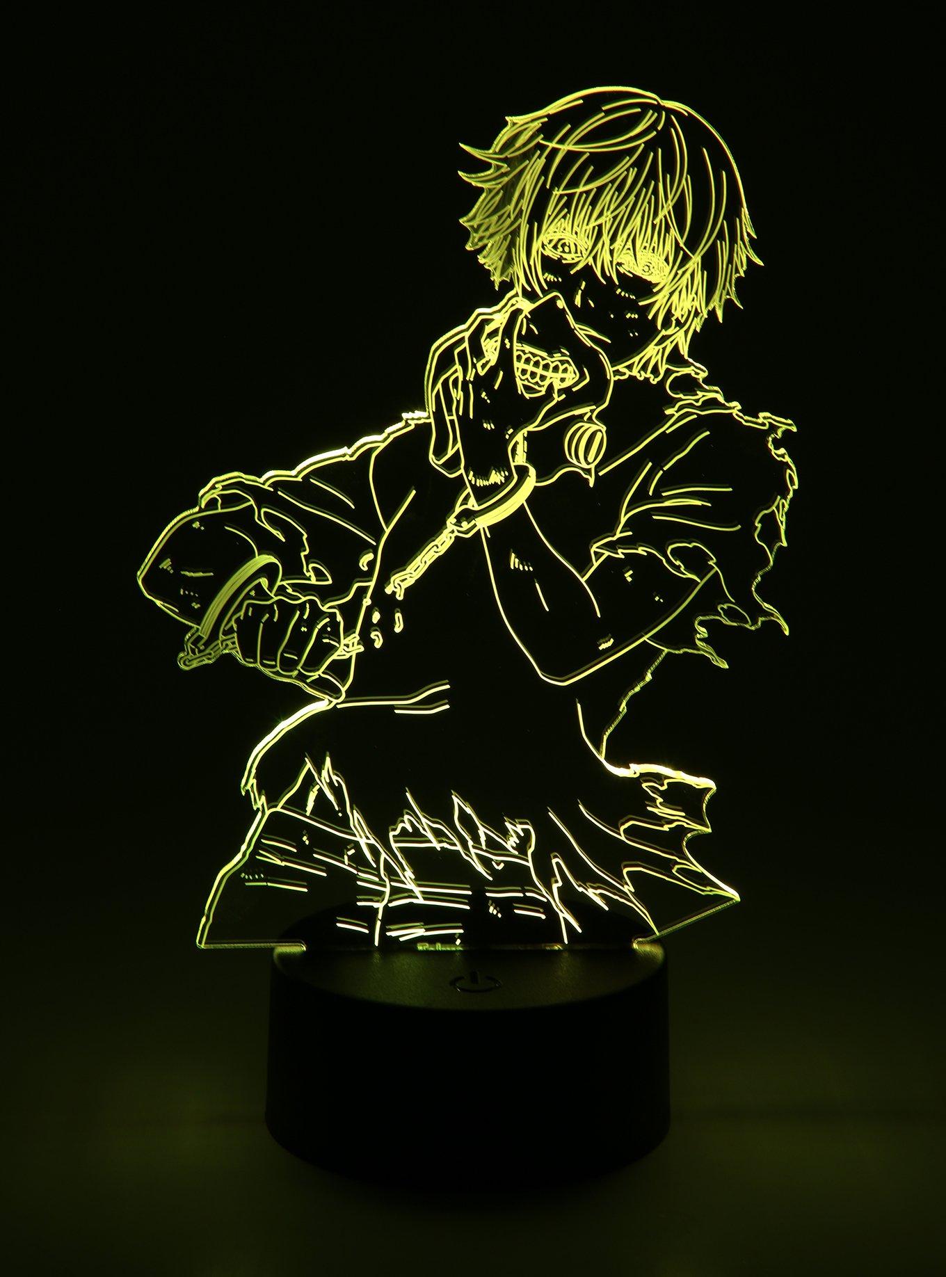 Otaku Lamps Tokyo Ghoul Ken Kaneki Acrylic Lamp, , alternate