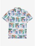 Disney Lilo & Stitch: The Series Character Allover Print Woven Button-Up - BoxLunch Exclusive, OFF WHITE, alternate