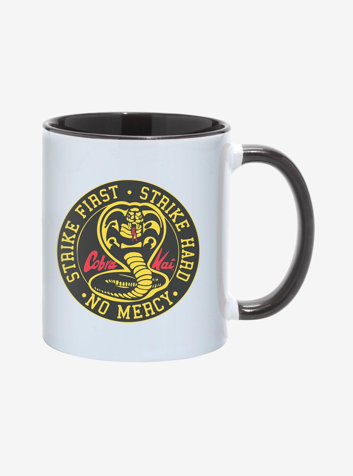 Cobra Kai Strike Hard, Strike First No Mercy Mug 11oz, , alternate