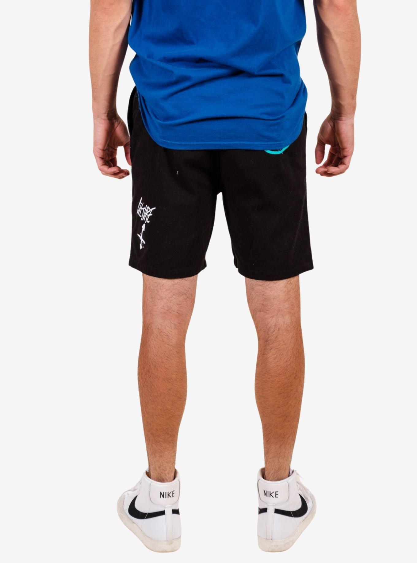 Black Culture Worldwide Twill Shorts, BLACK, alternate