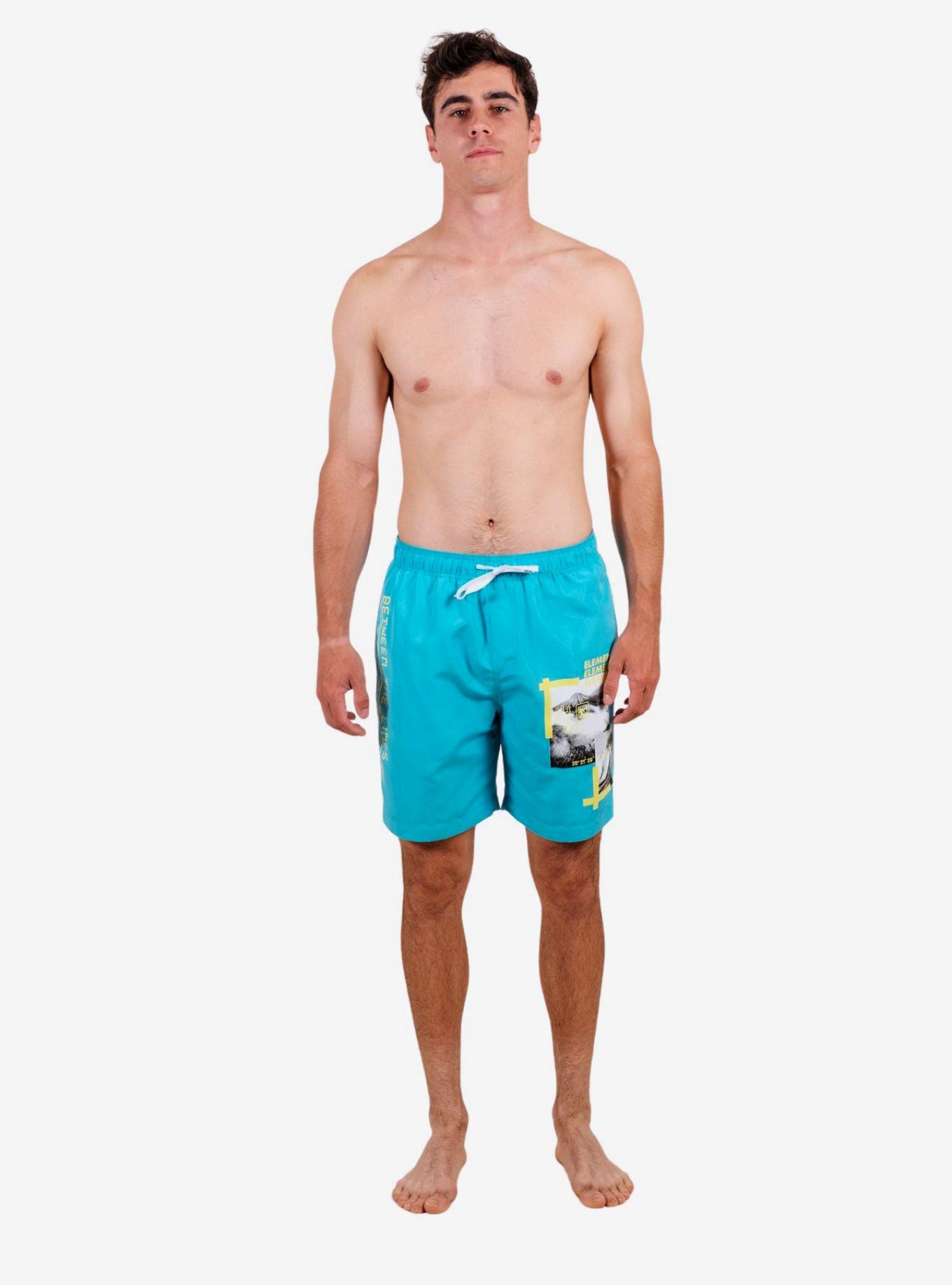 Blue Elemental Swim Trunks, BLUE, alternate