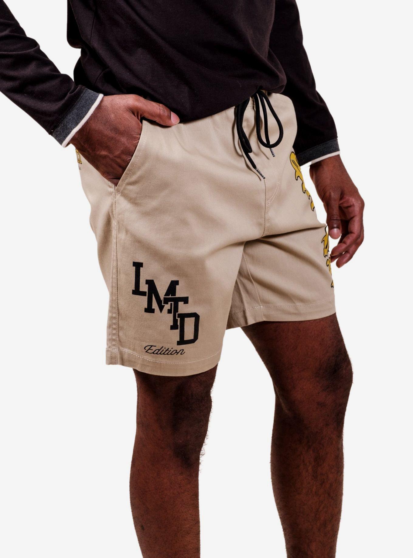 Khaki Collegiate Twill Shorts, KHAKI, alternate