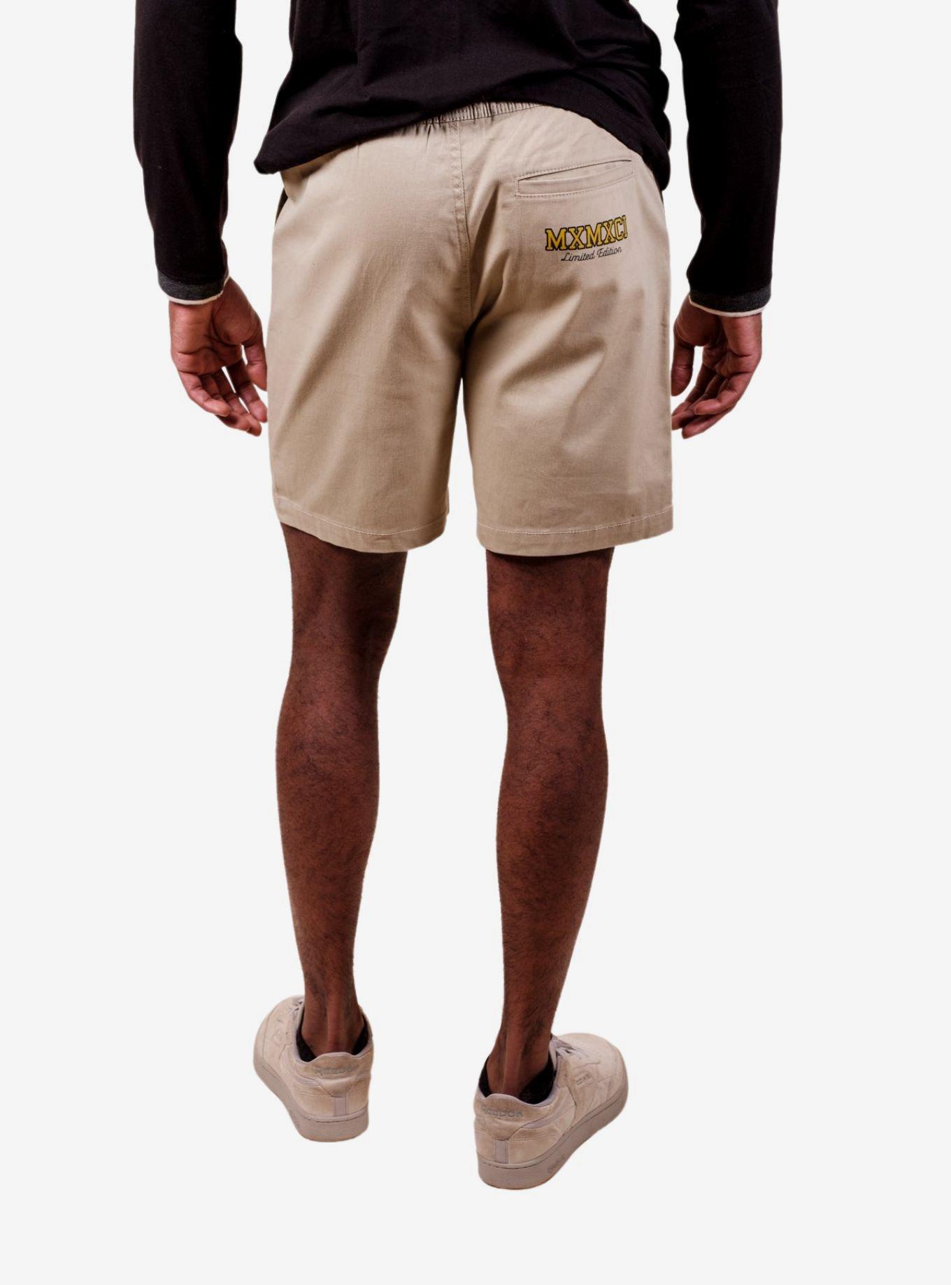 Khaki Collegiate Twill Shorts, KHAKI, alternate