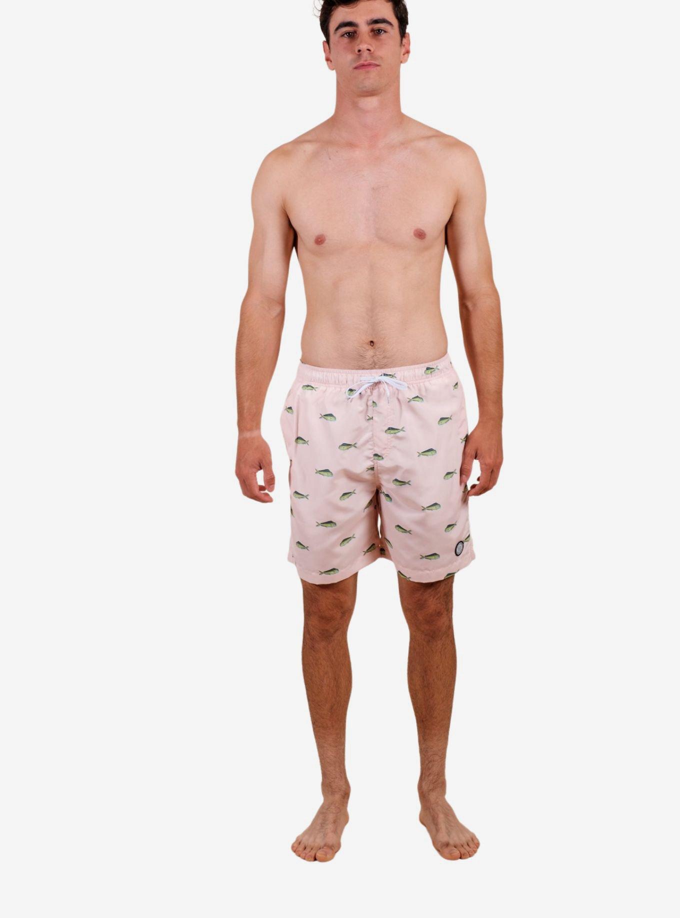 Light Pink Mahi-Mahi Swim Trunks, LIGHT PINK, alternate