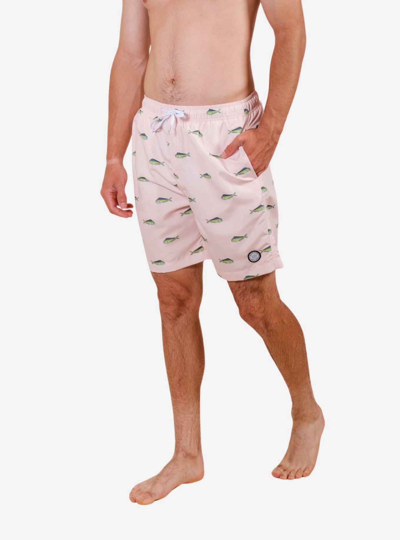 Light Pink Mahi-Mahi Swim Trunks, LIGHT PINK, alternate