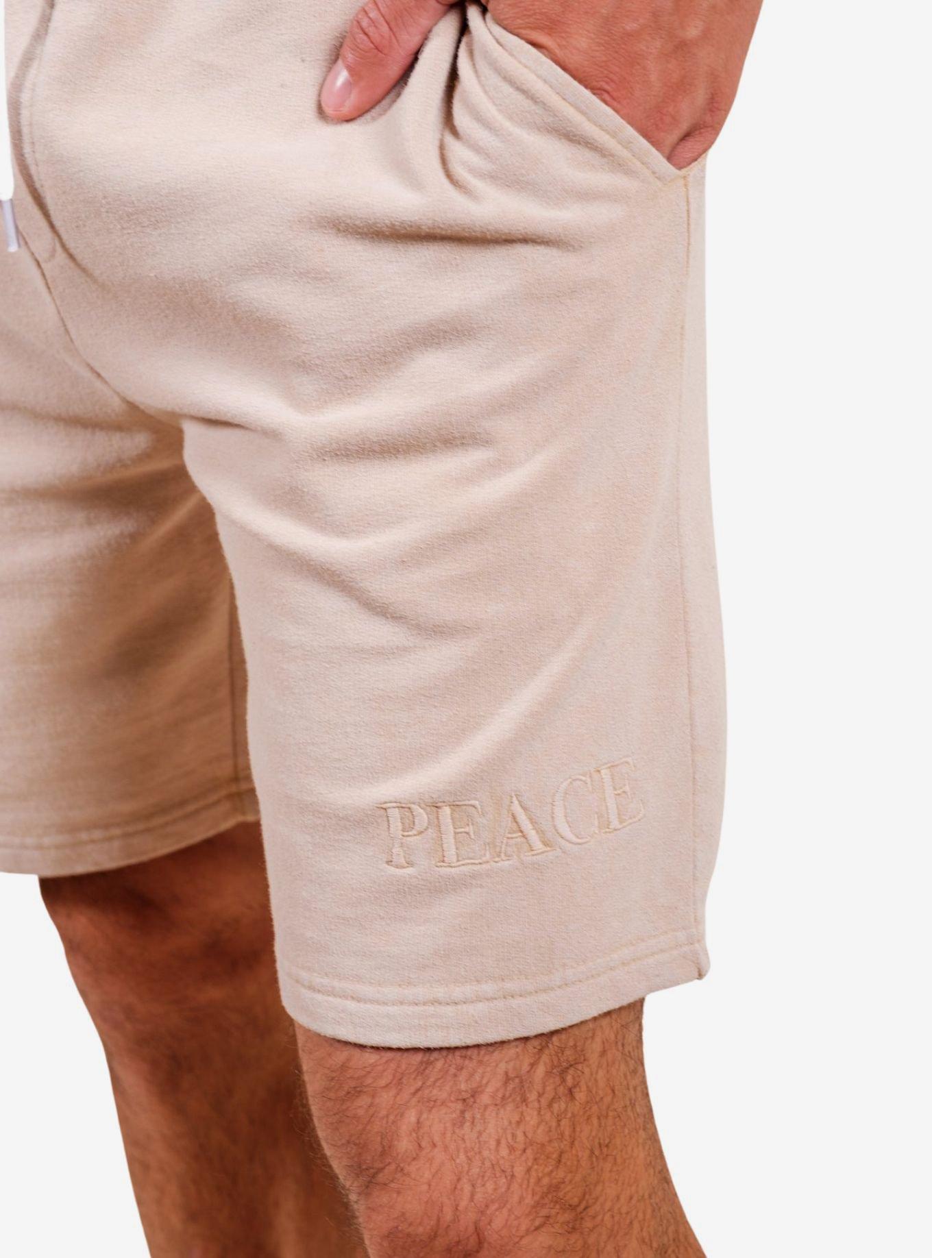 Sand Peace Garment Washed Shorts, SAND, alternate
