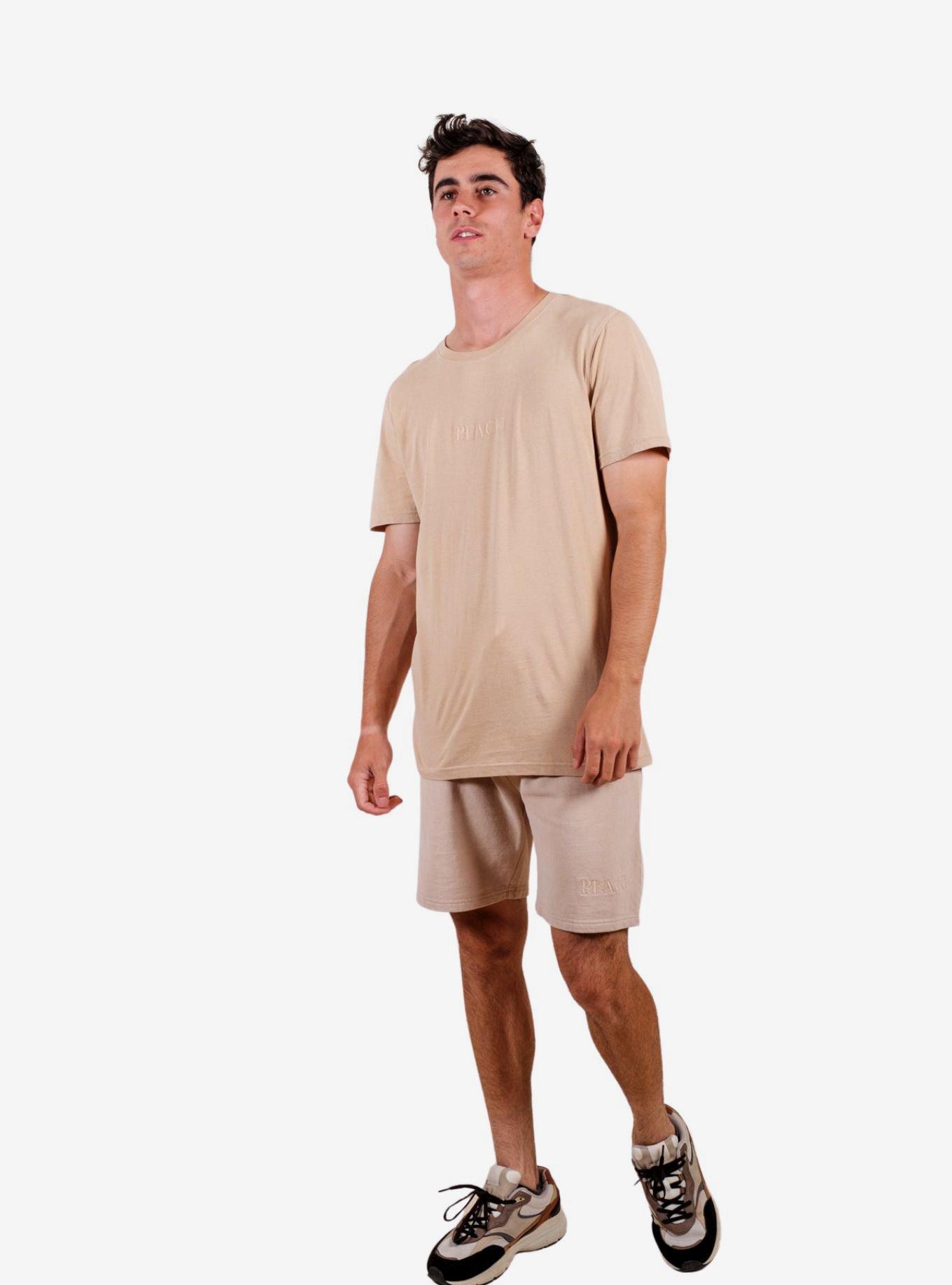 Sand Peace Garment Washed Shorts, SAND, alternate