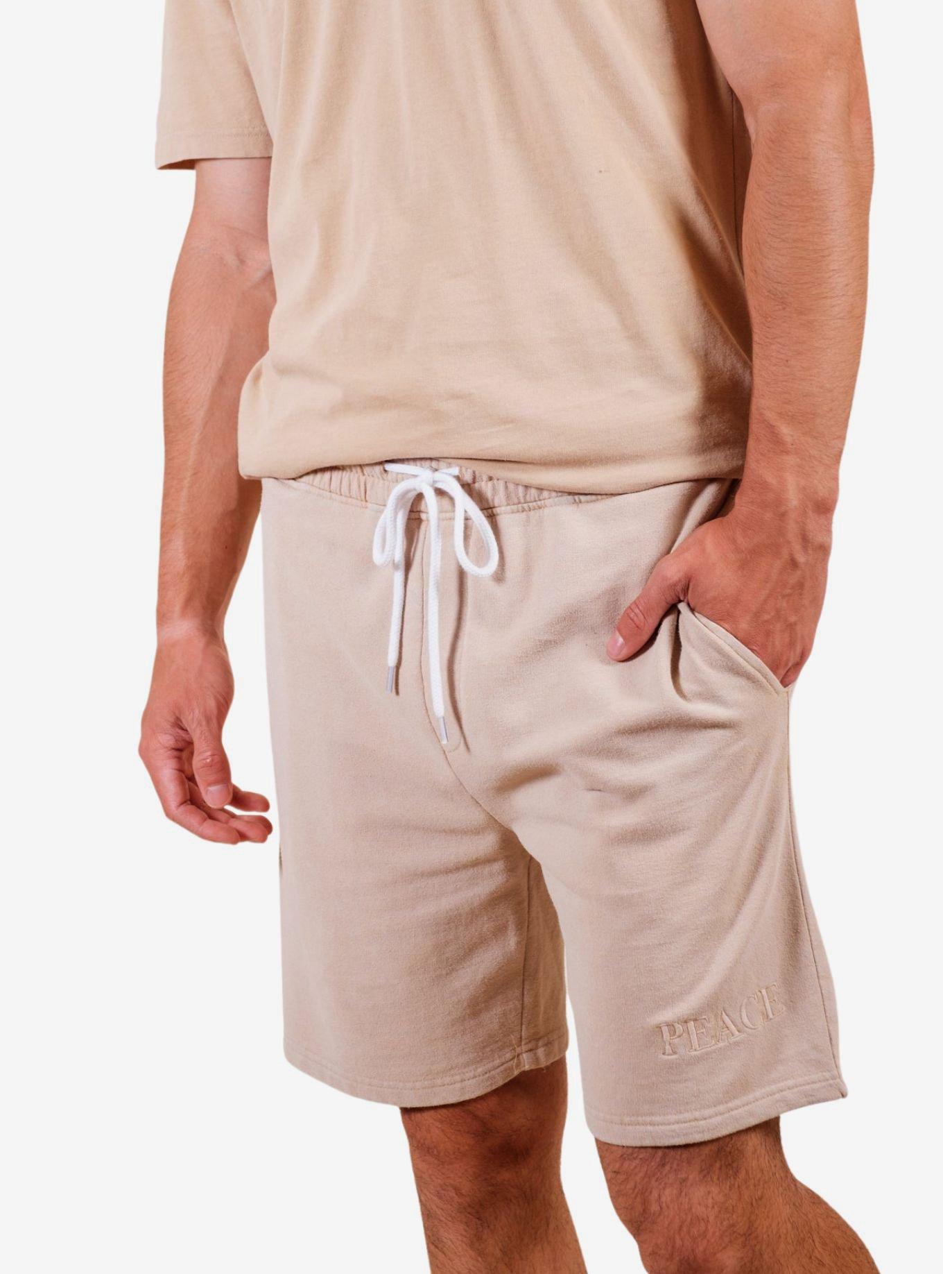 Sand Peace Garment Washed Shorts, SAND, alternate