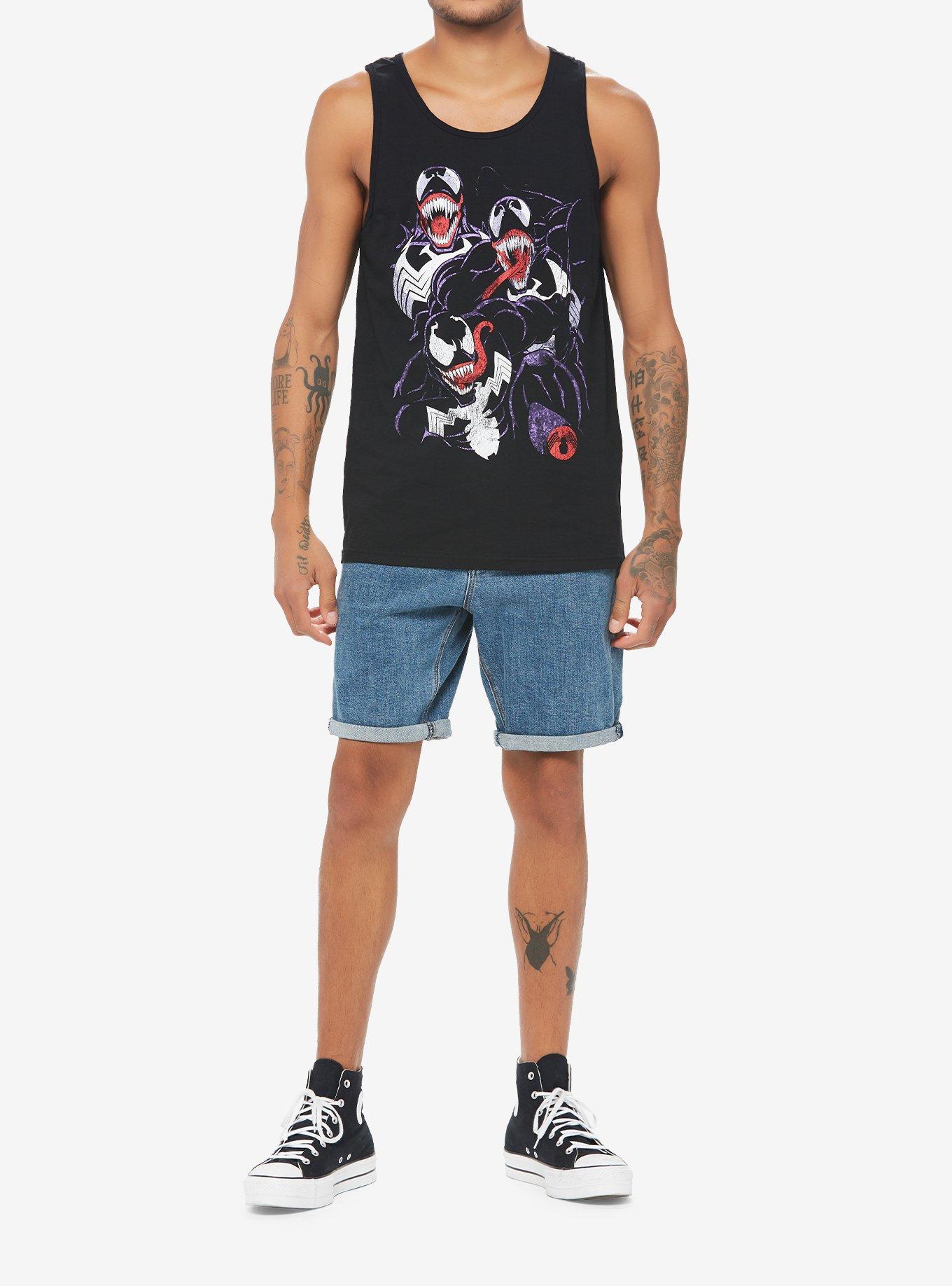 Marvel Venom Collage Tank Top, BLACK, alternate