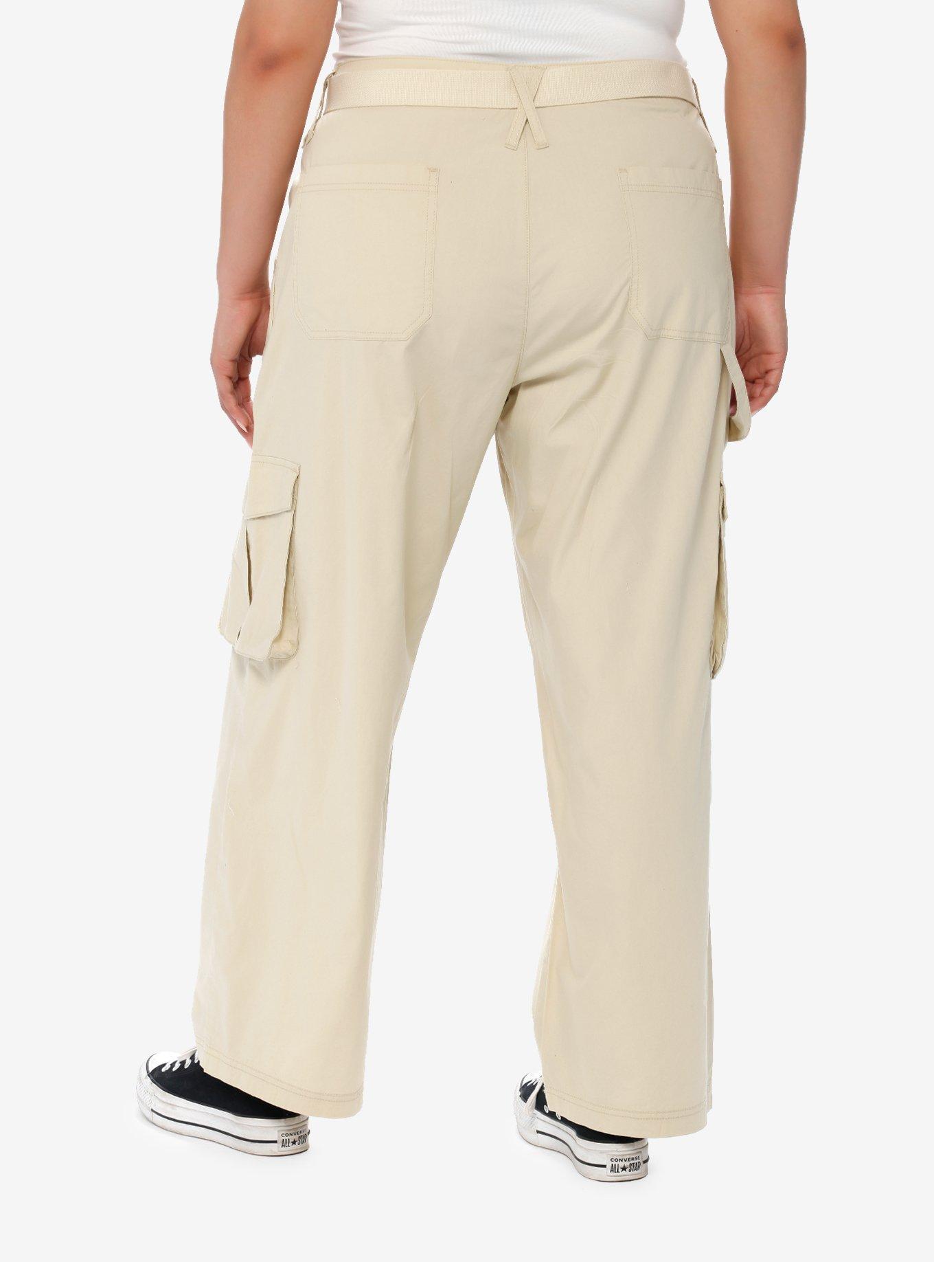 Sand Cargo Work Pants Plus Size, SAND, alternate