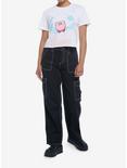 Kirby Float Cloud Girls Crop T-Shirt, MULTI, alternate