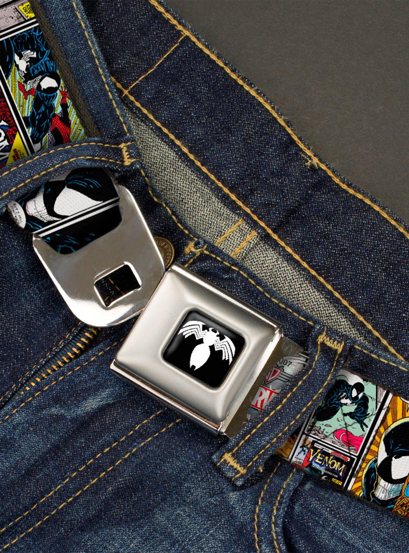 Marvel Venom Comic Book Panels Youth Seatbelt Belt, , alternate - view 2