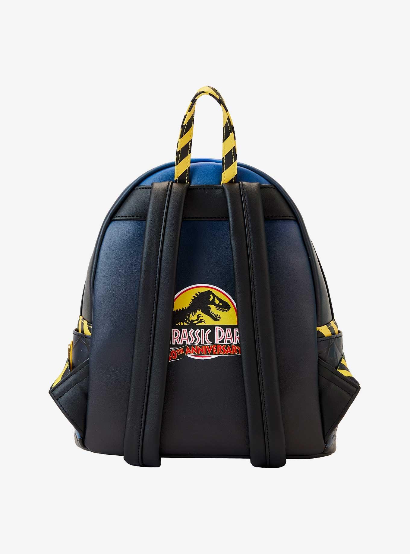 Loungefly Jurassic Park 30th Anniversary Glow-In-The-Dark Mini Backpack, , alternate