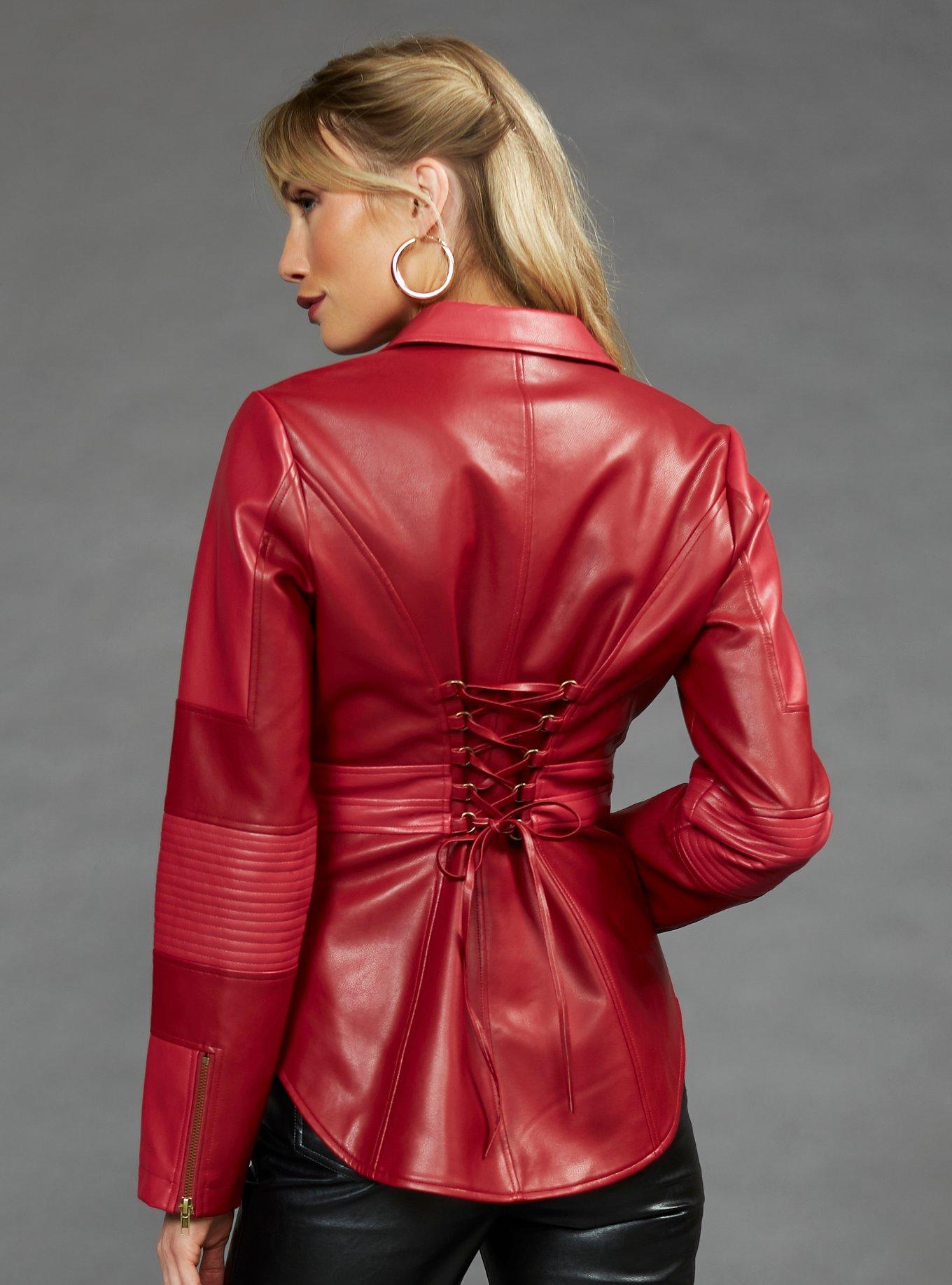 Her Universe Marvel Scarlet Witch Jacket, RED, alternate