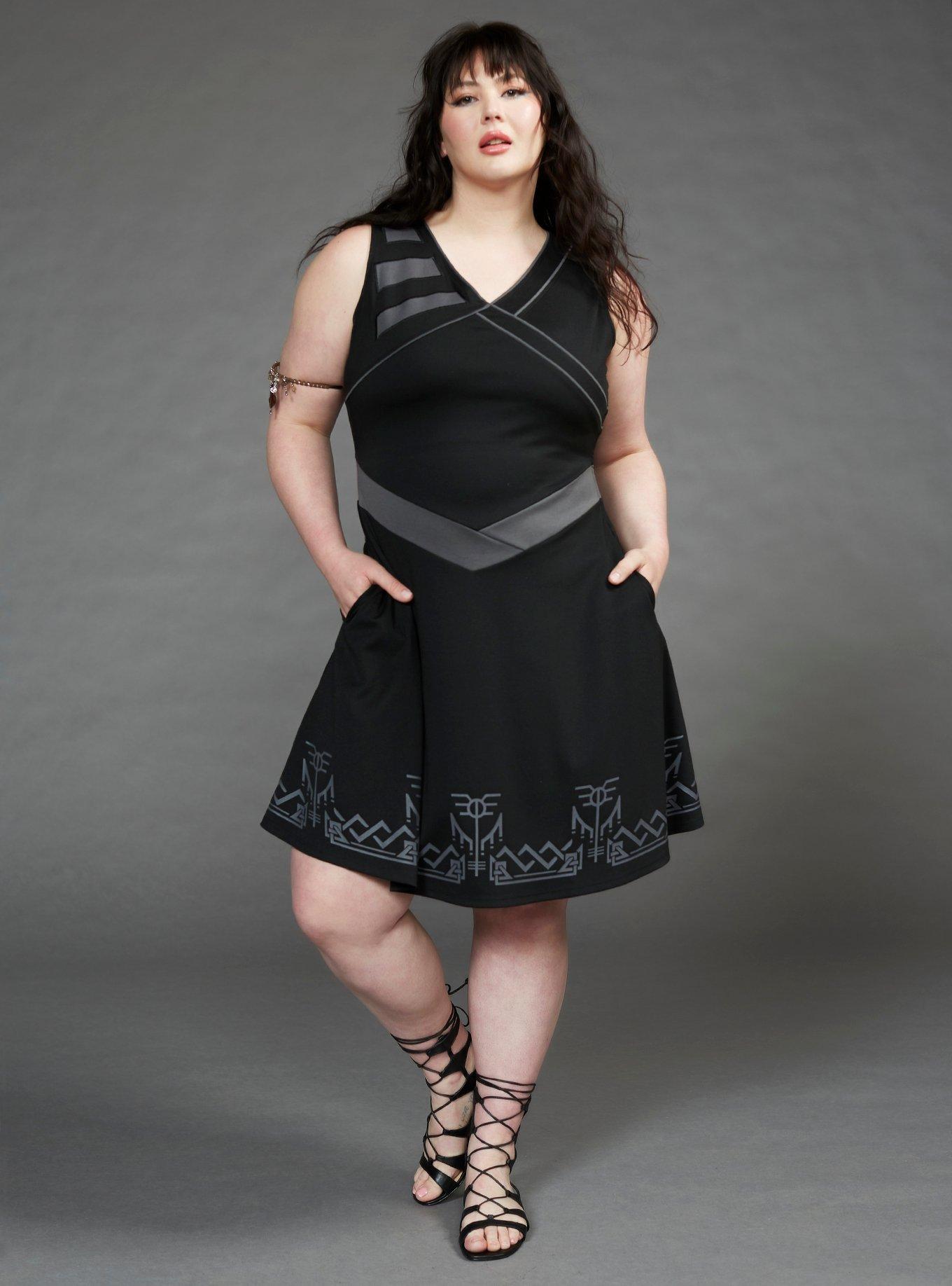 Her Universe Marvel Thor: Ragnarok Valkyrie Dress Plus Size, , hi-res