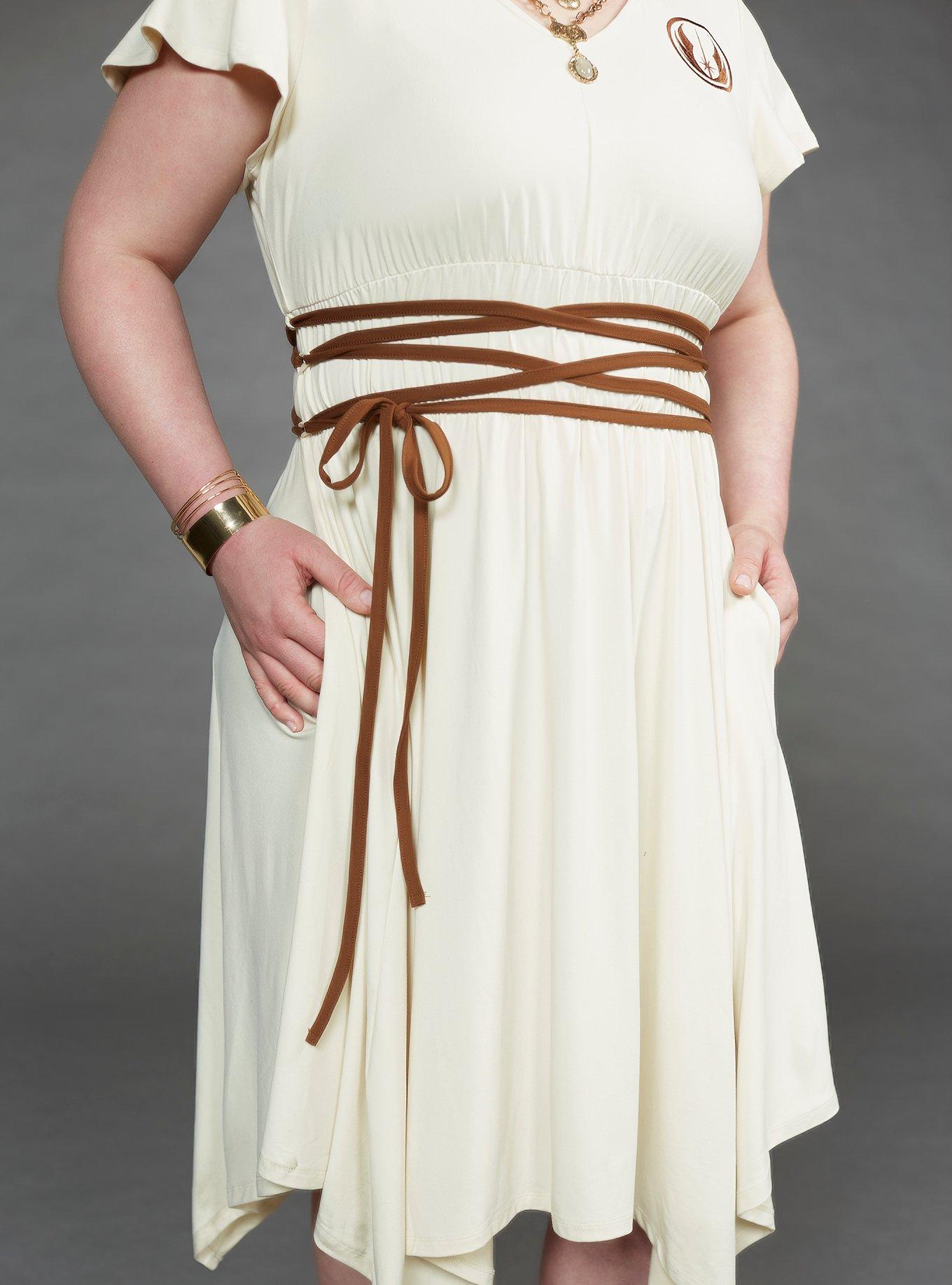 Her Universe Star Wars Rey Dress Plus Size, CREAM, alternate