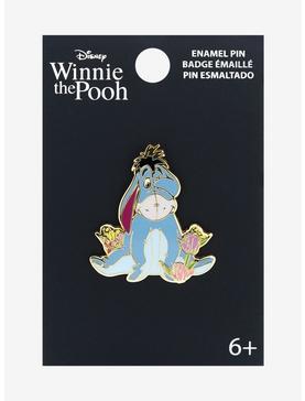 Loungefly Disney Winnie the Pooh Eeyore with Tulips Enamel Pin - BoxLunch Exclusive , , hi-res