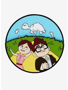 Loungefly Disney Pixar Up Carl & Ellie Spinning Clouds Limited Edition Enamel Pin - BoxLunch Exclusive, , hi-res