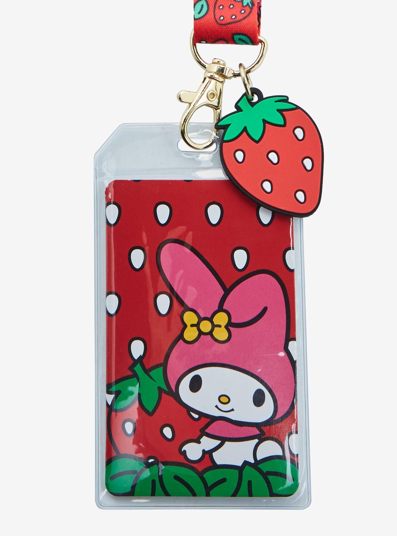 Loungefly My Melody Strawberry Lanyard, , alternate