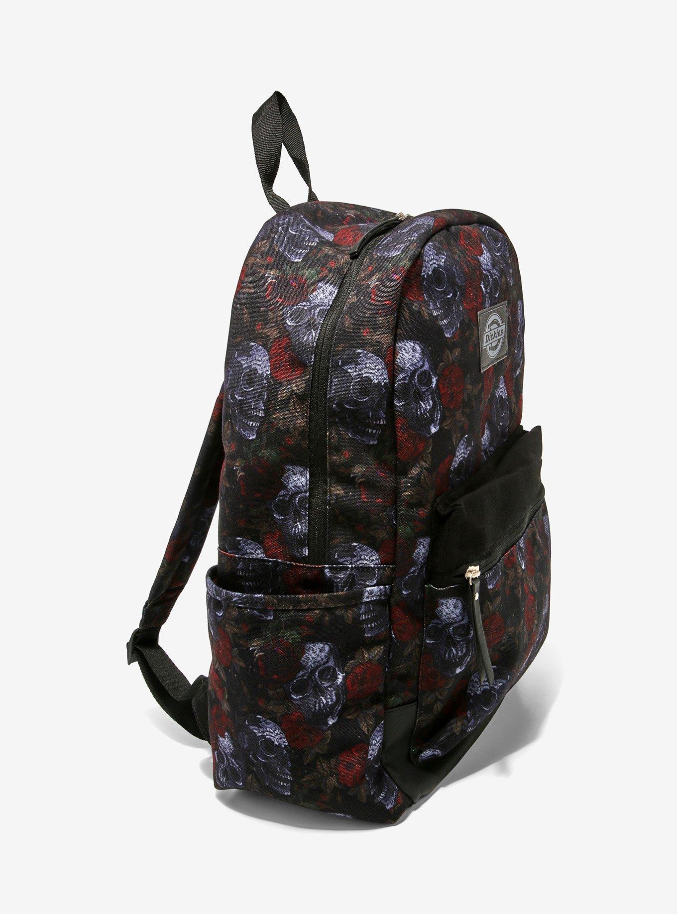 Dickies Skull Floral Backpack, , alternate