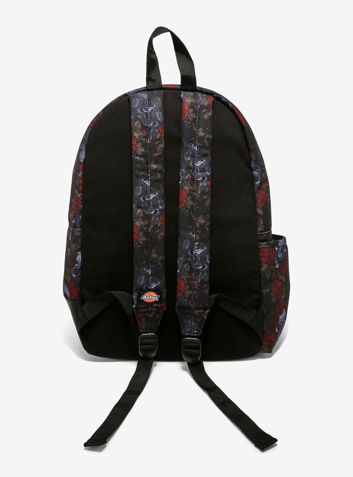 Dickies Skull Floral Backpack, , alternate