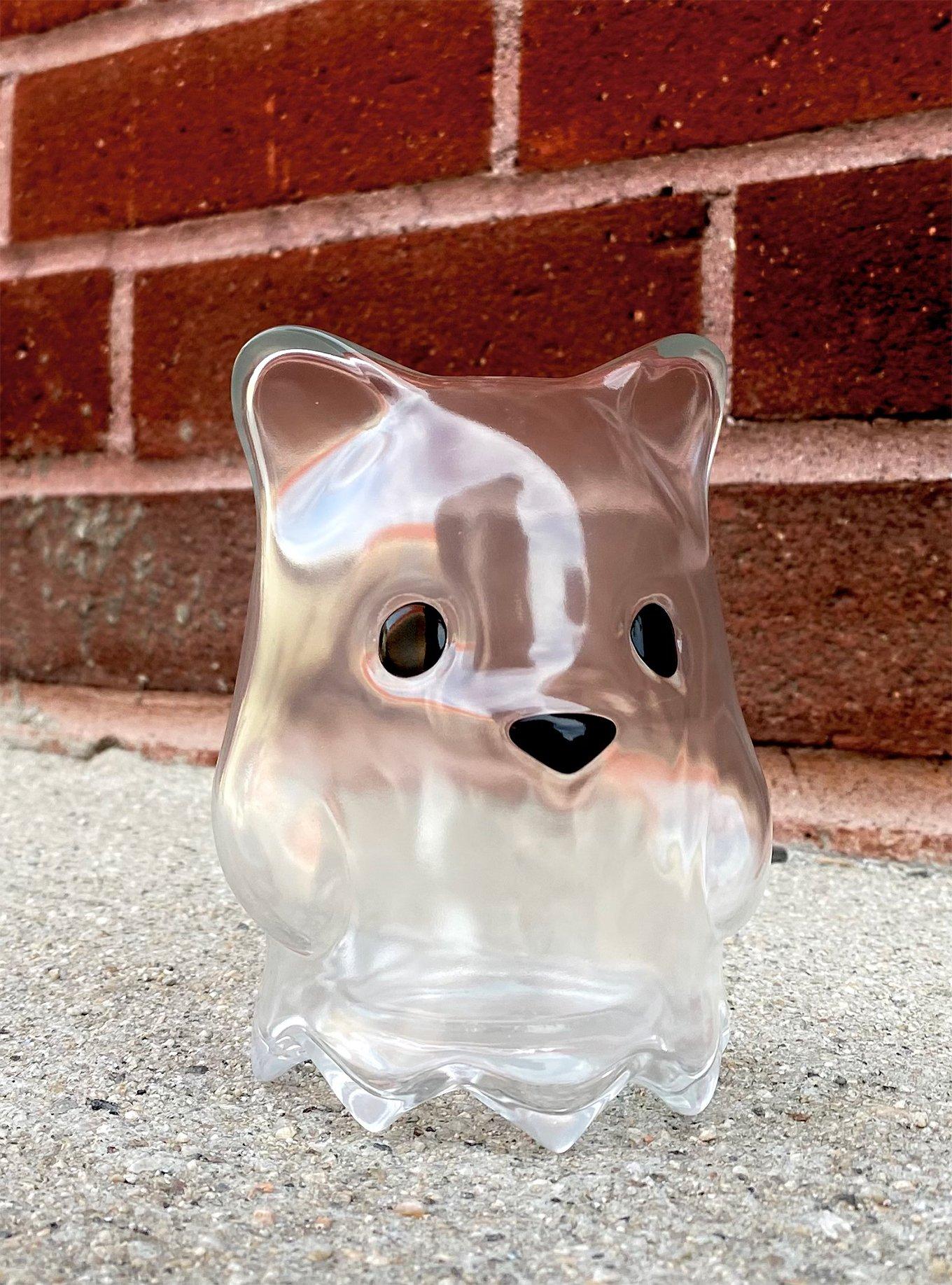 Jumbo Ghost Bear Head Clear Vinyl Figure, , hi-res