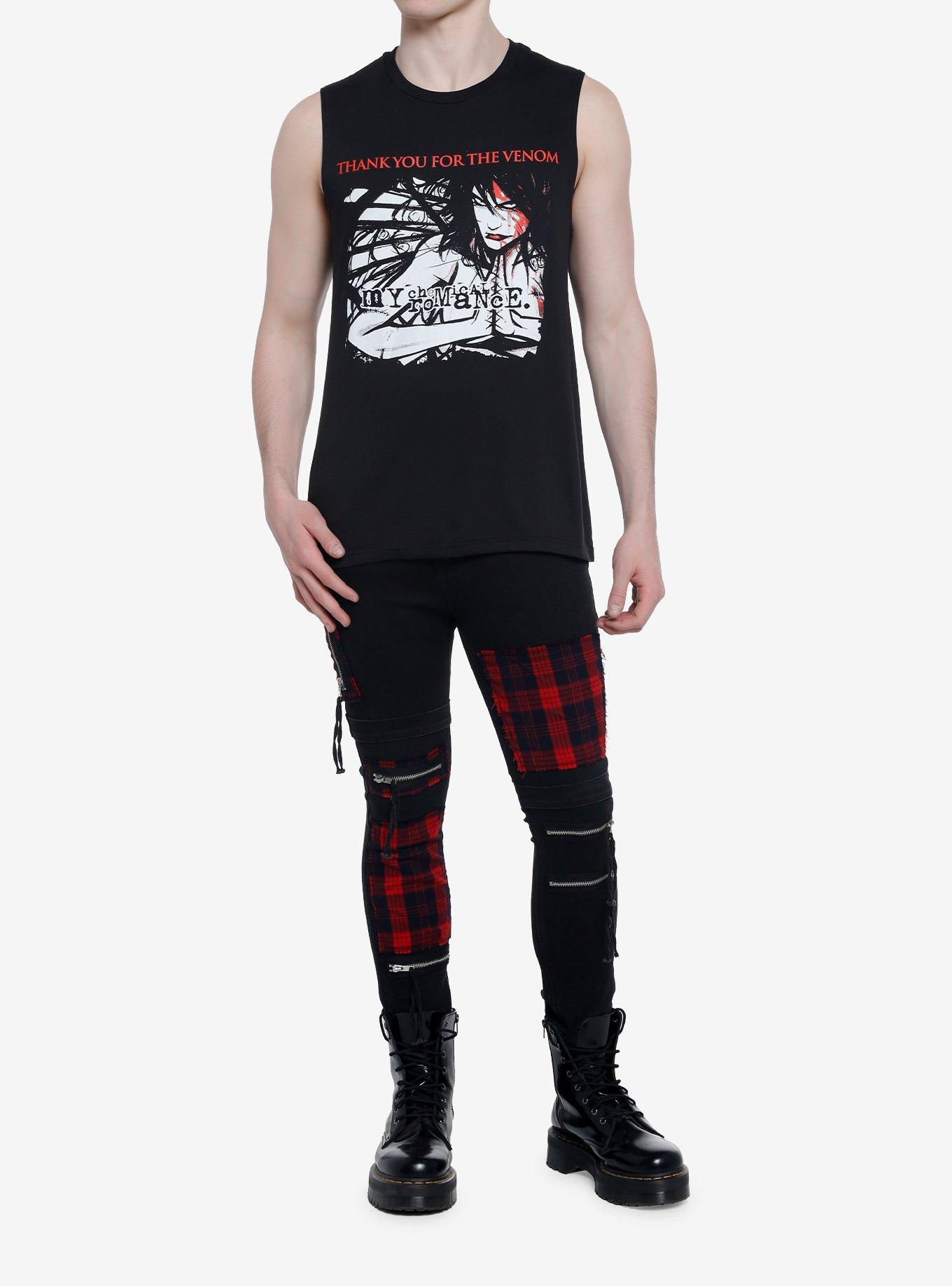 My Chemical Romance Thanks For Venom Muscle Tank Top, BLACK, alternate