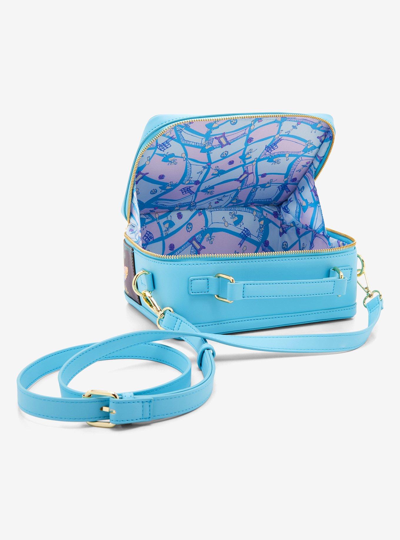 Loungefly Disney Alice in Wonderland Scenes Lunchbox Handbag, , alternate