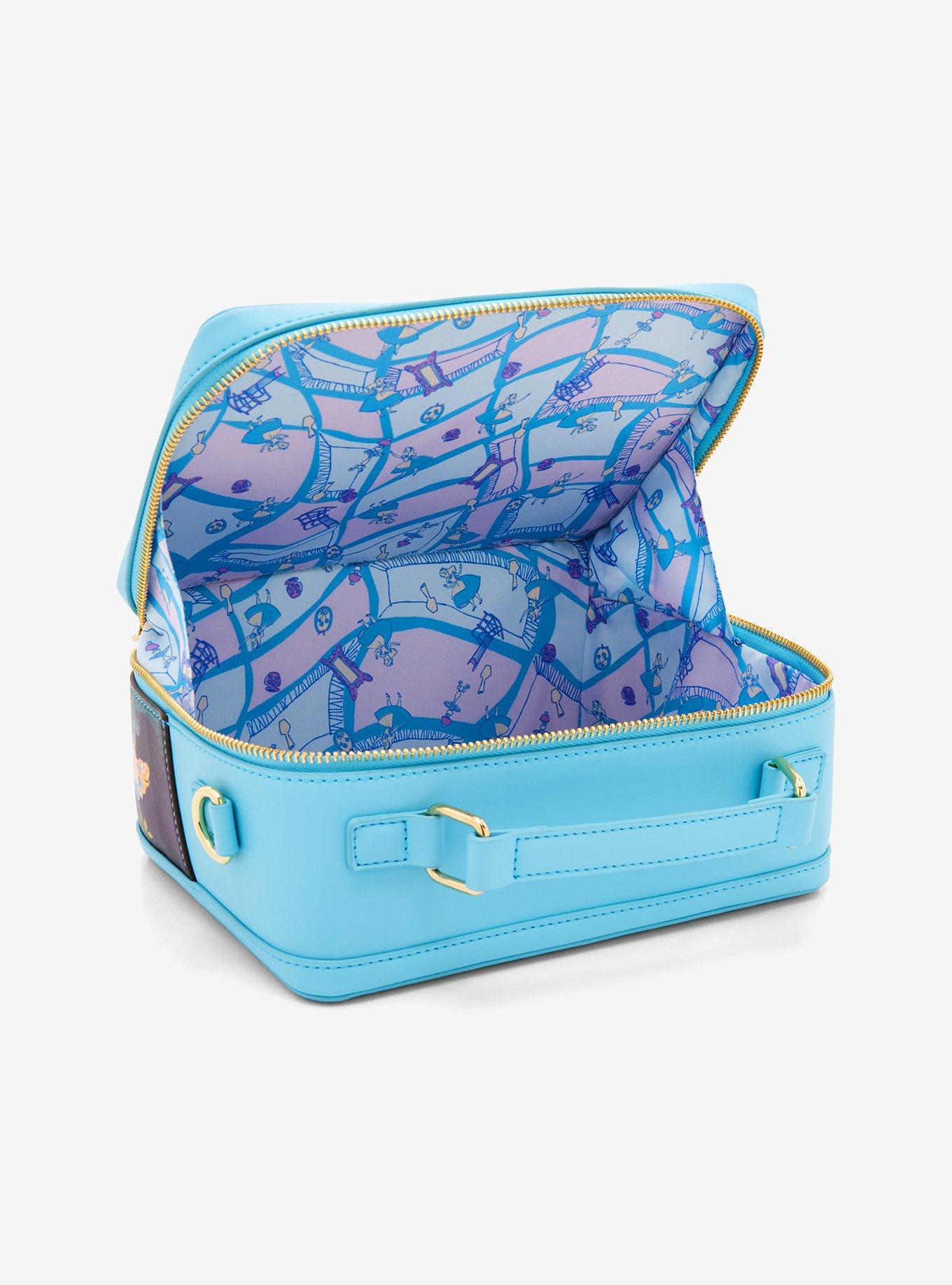 Loungefly Disney Alice in Wonderland Scenes Lunchbox Handbag, , alternate