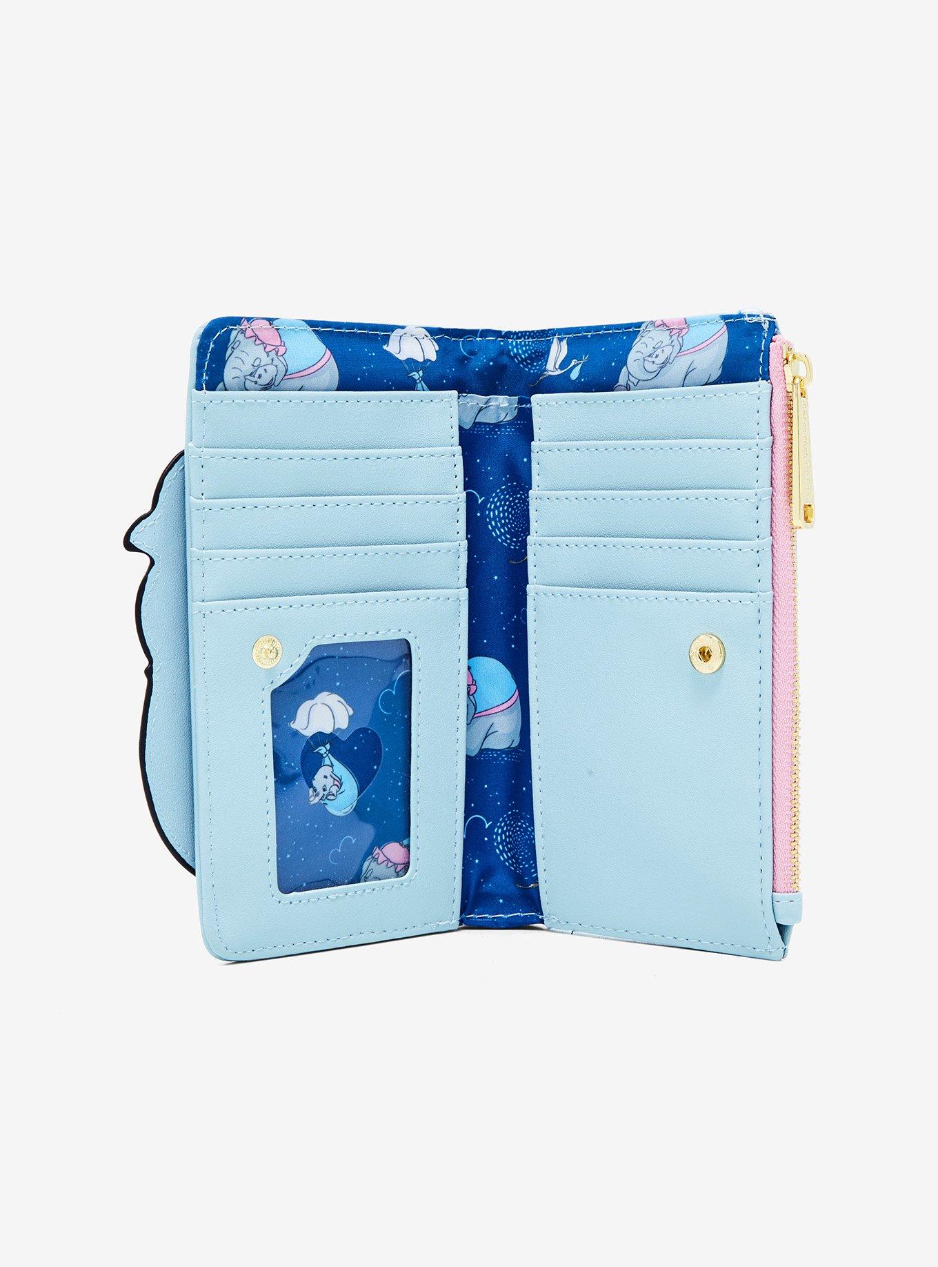 Loungefly Disney Dumbo Cradle Small Zip Wallet, , alternate