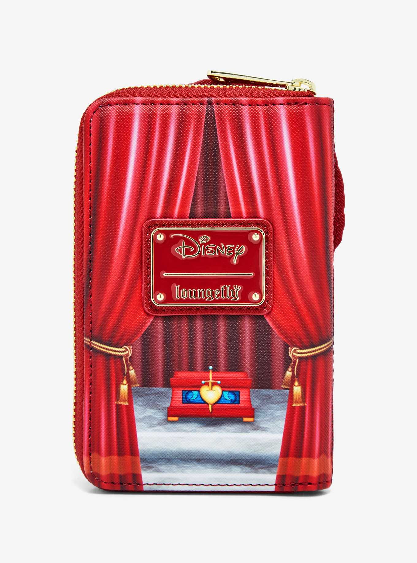 Loungefly Disney Snow White and the Seven Dwarfs Evil Queen Throne Zip Wallet, , hi-res