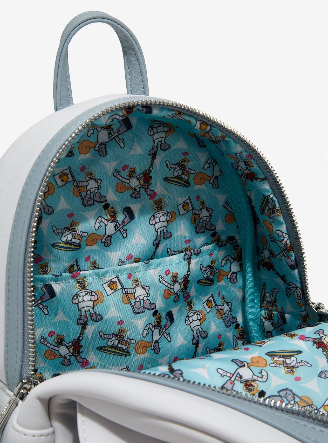 【Lounge Fly】SpongeBob Sandy Cheeks Cosplay Mini Backpack Amazon.com | Loungefly SpongeBob SquarePants Sandy Cheeks